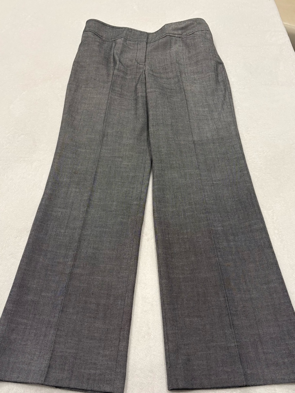Ann Taylor Gray Wide Leg Dress Pants Women’s Size 8 Career Office Trouser 29x31
